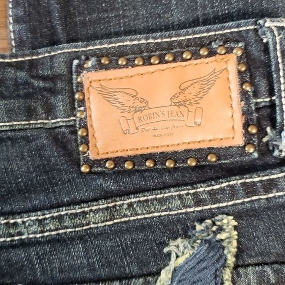 Robin's Jean SB8369 Studded Straight Leg Stitches - Picture 10 of 13